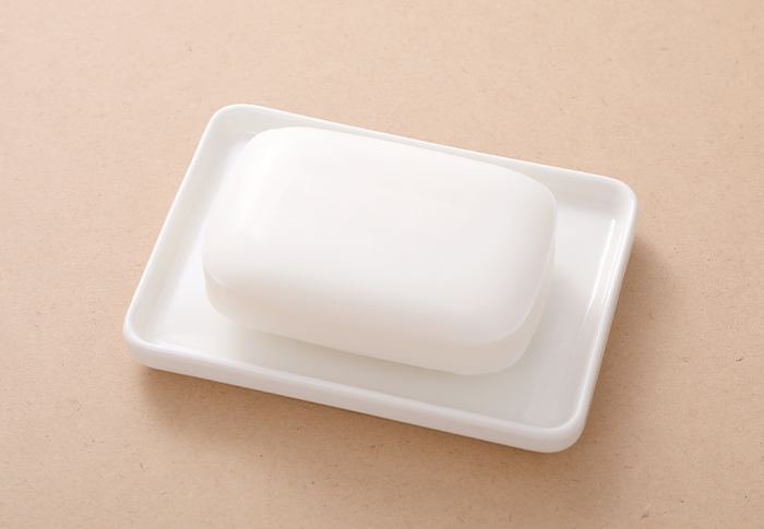 外出にも使える小さい石鹸など